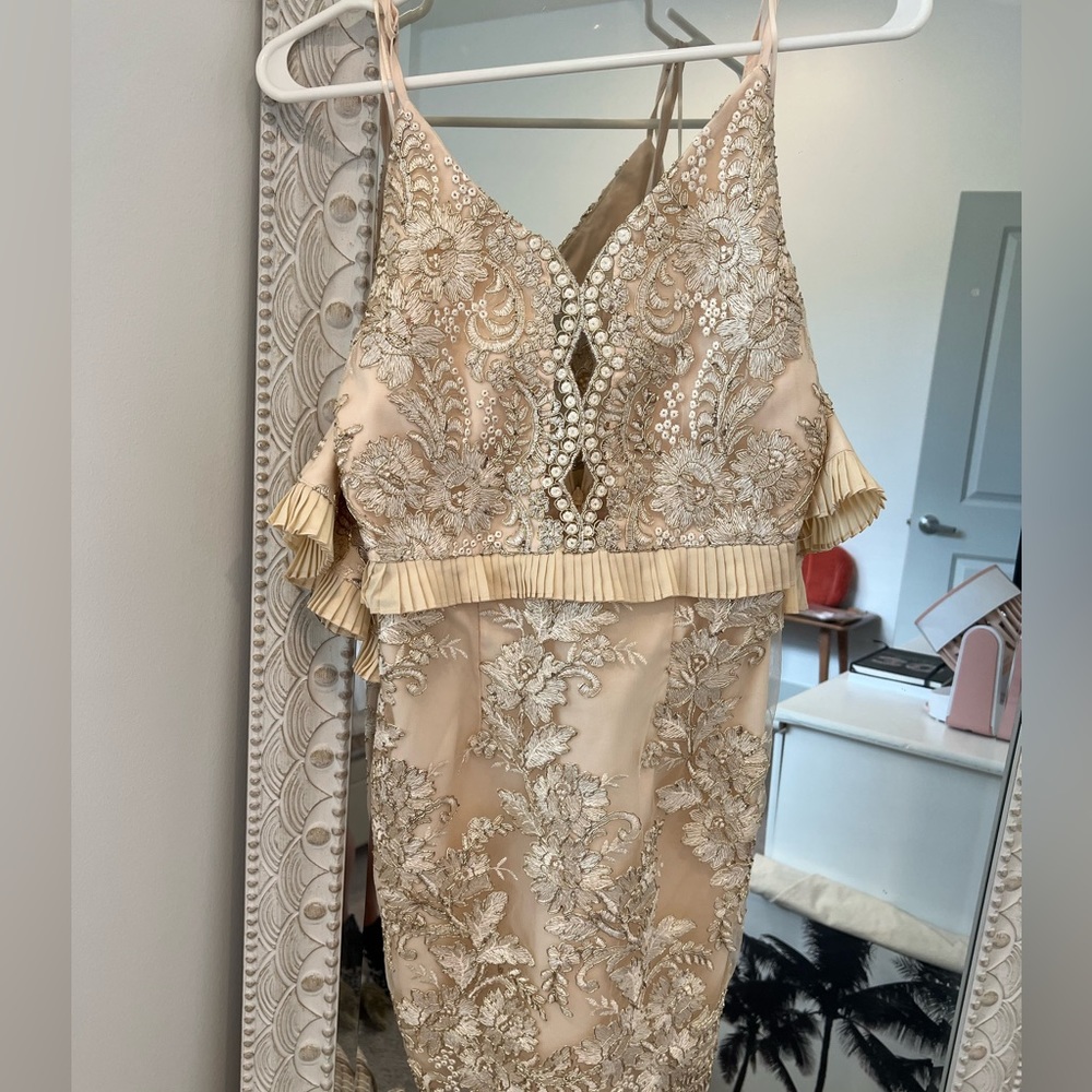 Two Sisters Cleopatra Dress in Gold